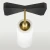 Kinkiet nowoczesny BOW czarny W01169BK - Cosmo Light
